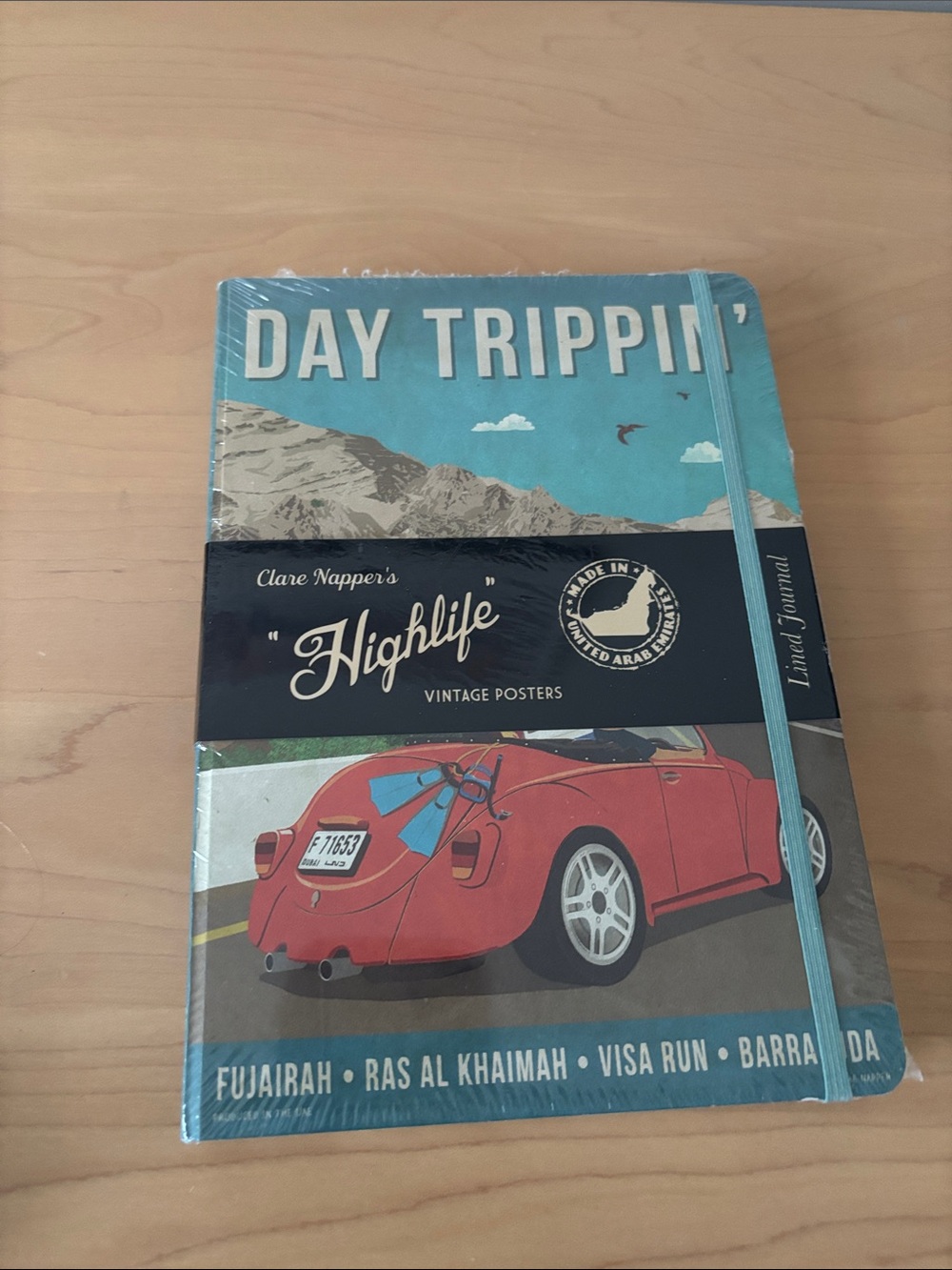 Day Trippin’ lined Journal Made in Dubai